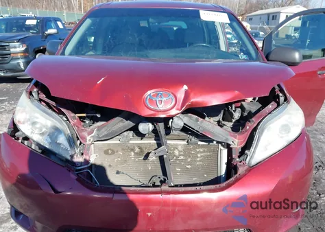 2015 Toyota Sienna L 7 Passenger из США, поврежденный, VIN 5TDZK3DC4FS630147